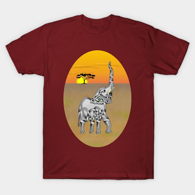 Trumpeting Elephant T-Shirt by KnotYourWorld4